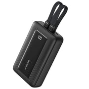 بنك طاقة أنكر زولو سعة 20000 مللي أمبير وشحن سريع بقدرة 30 واط - مزود بكابلات USB-C وLightning مدمجة