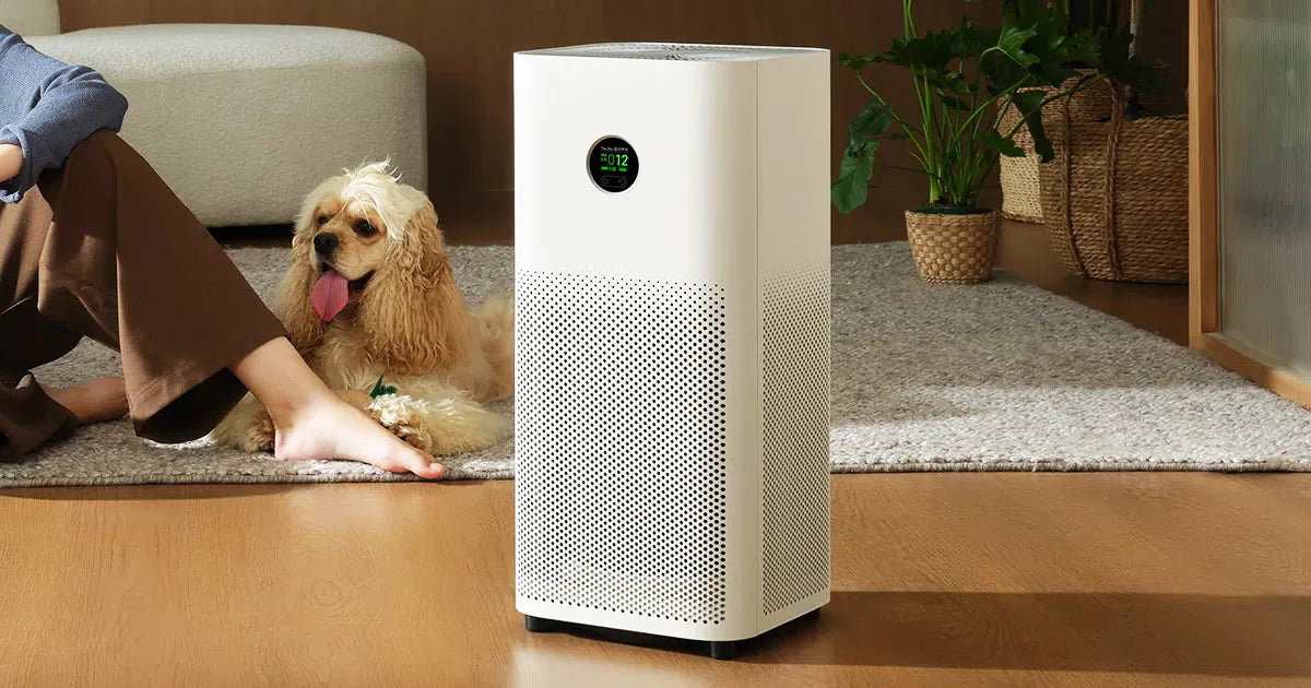 Xiaomi Mijia Smart Air Purifier 6 - Ultra-High CADR up to 800m³/h - Coverage up to 100m² - Formaldehyde Removal - HEPA H13 Filtration - Smart OLED Display - White